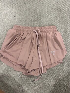 Luogongzi/Amazon Blush Pink Flowy Shorts